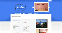 Desktop Screenshot of apartmani-ruza-brela.com